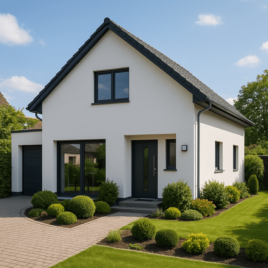 Modernes deutsches Einfamilienhaus